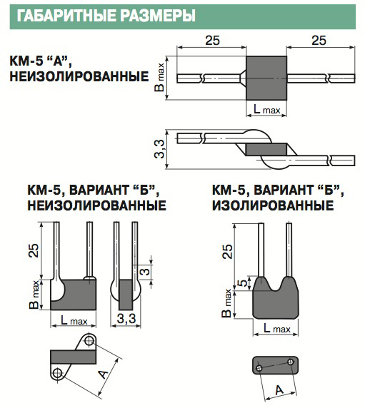 Содержание драгметаллов в конденсаторах КМ-5 